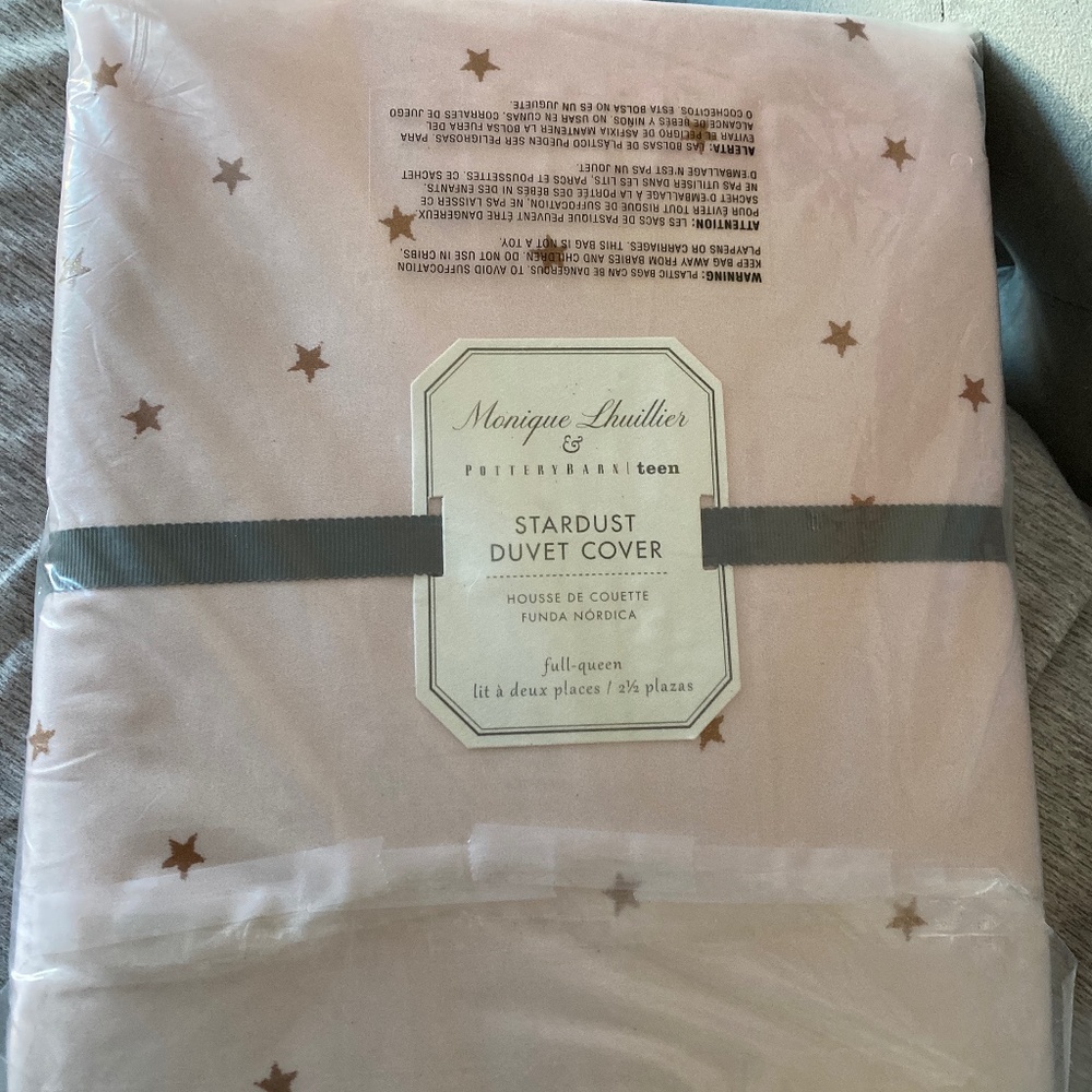 COPY - Pottery Barn Monique Lhuillier Stardust Duvet Cover -Full/Queen